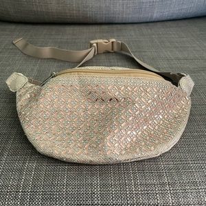 Rose gold jeweled Fanny pack